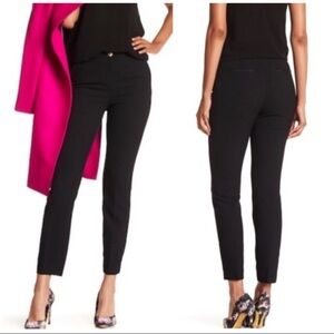Ted Baker for London Black Slit Hem Crop Trousers Size 2